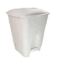 Lixeira com Pedal Branca 30L